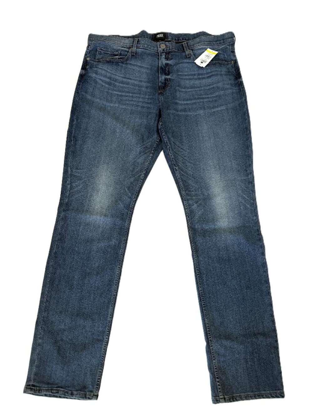 New Paige Lennox Slim Fit Jeans Soft Stretch Transcend Denim Grammercy 40 x 33.5